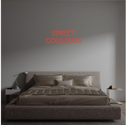 Custom text: STREET
COUSCOUS